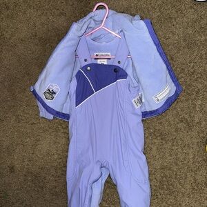Columbia Lavender Infant Snowsuit